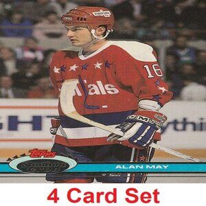Alan May Hockey Card Collection